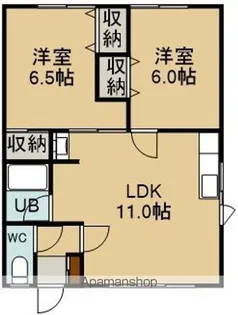 アビタシオン日吉が丘【2階】の間取り